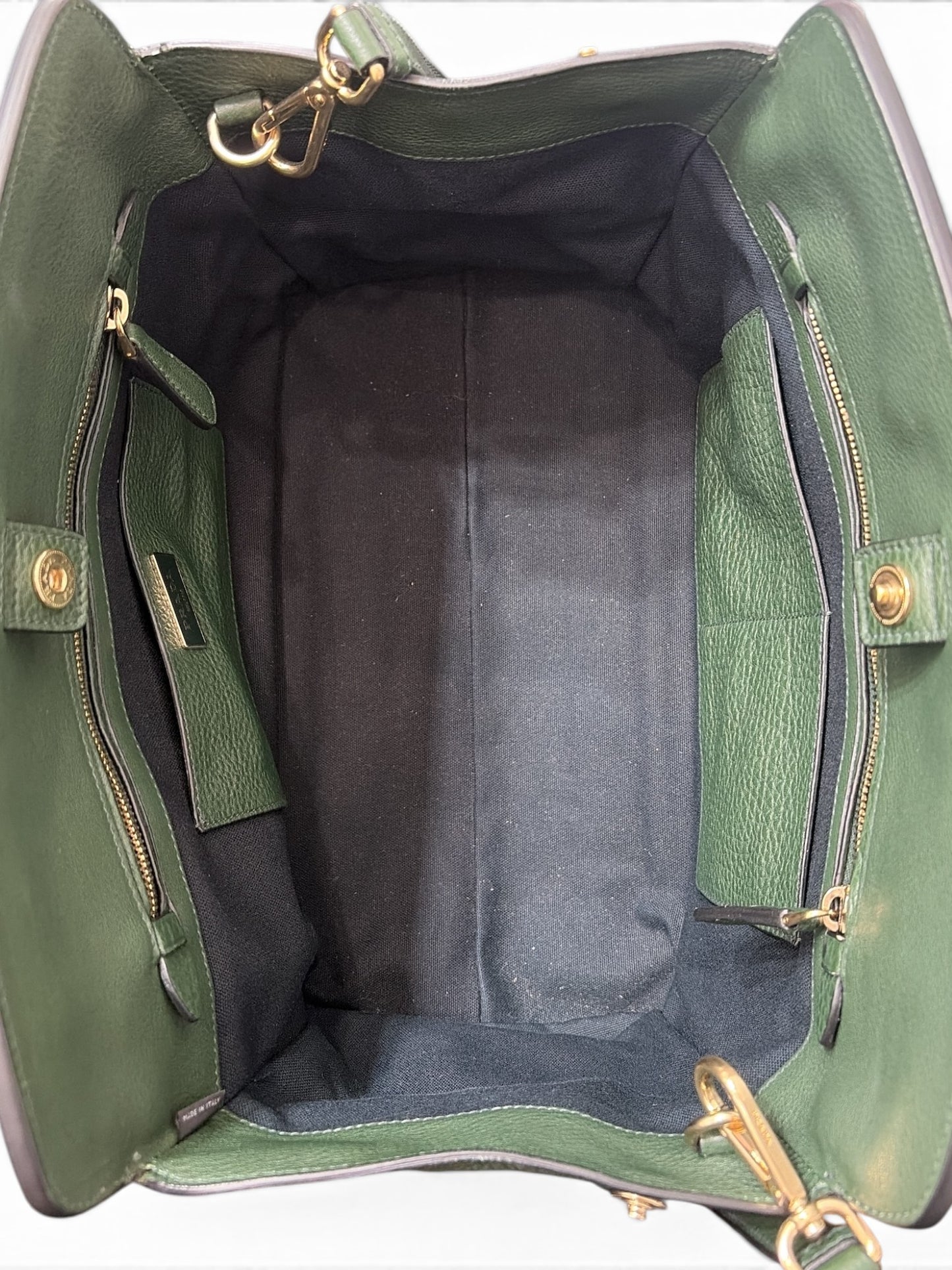 Green Top Handle Bag