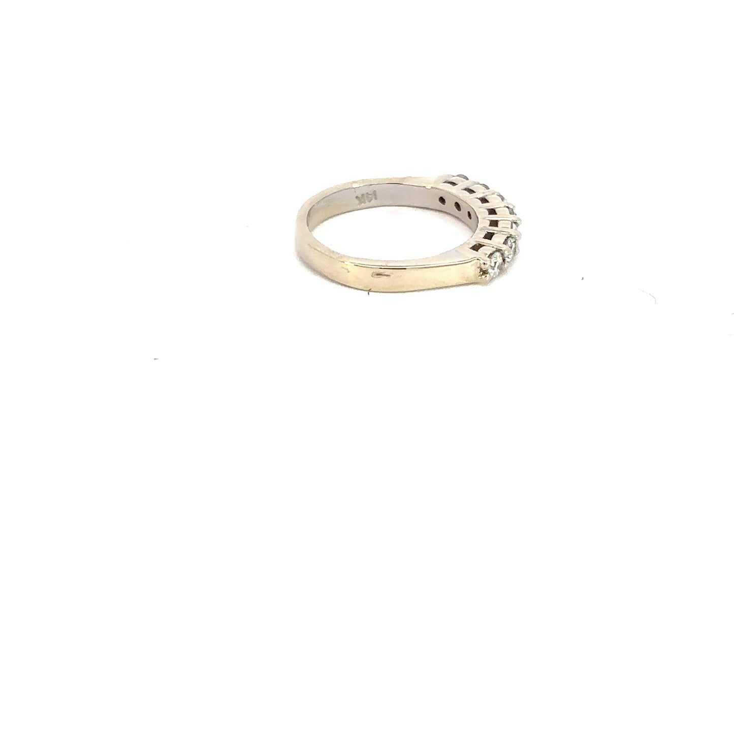 Solitaire White Gold Ring