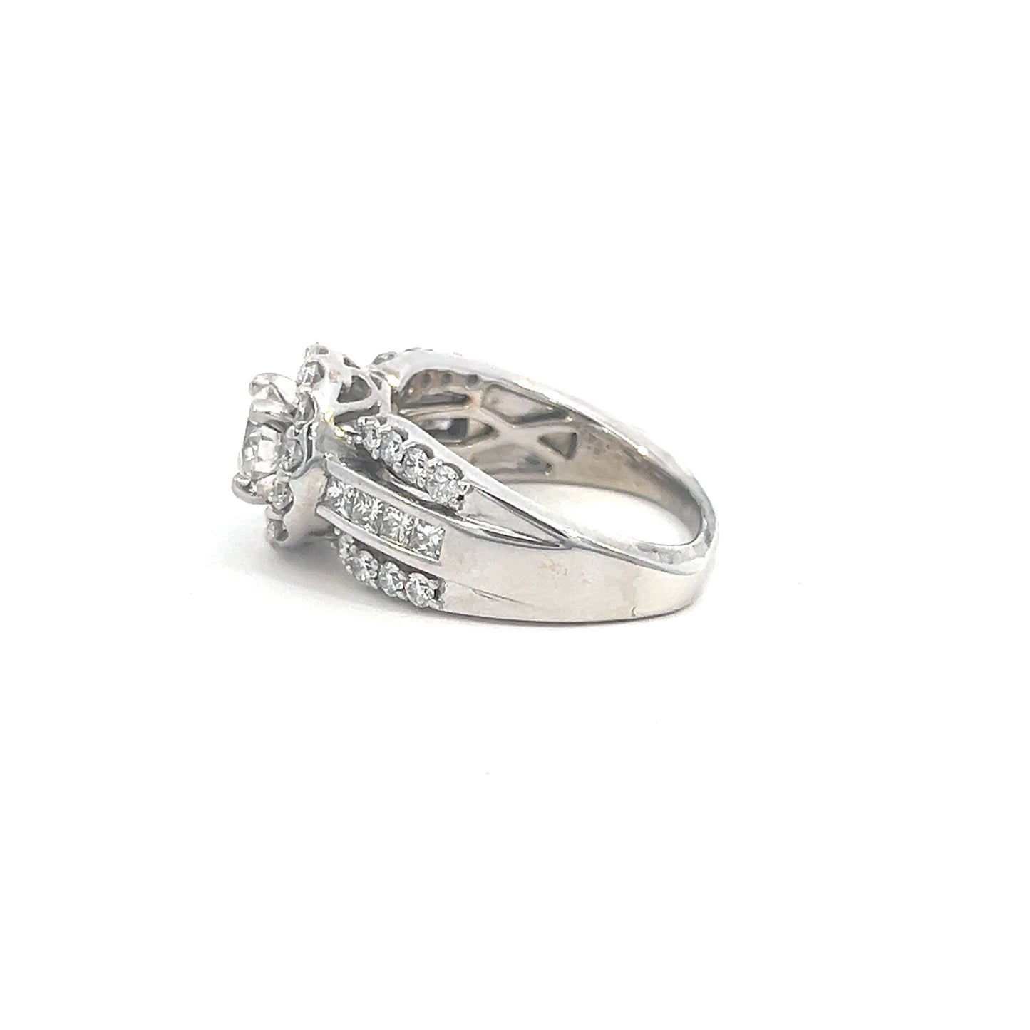 Diamond Halo Wedding Ring