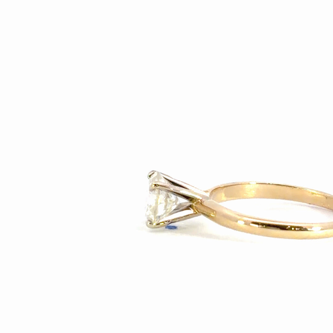 Solitaire Diamond Engagement Ring