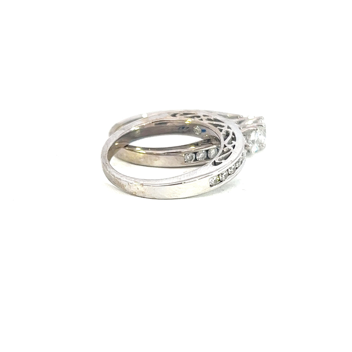 Diamond Trinity Wedding Set