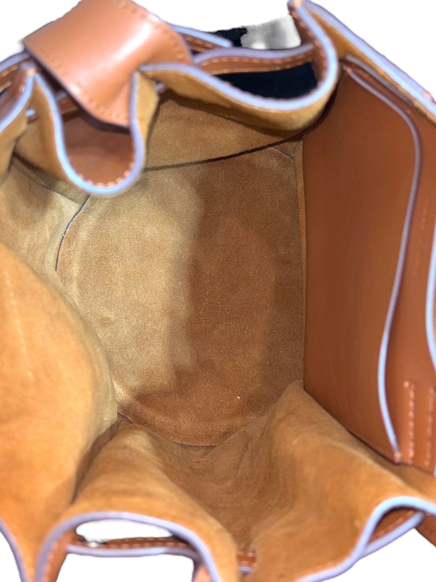 Big Brown Bucket Bag