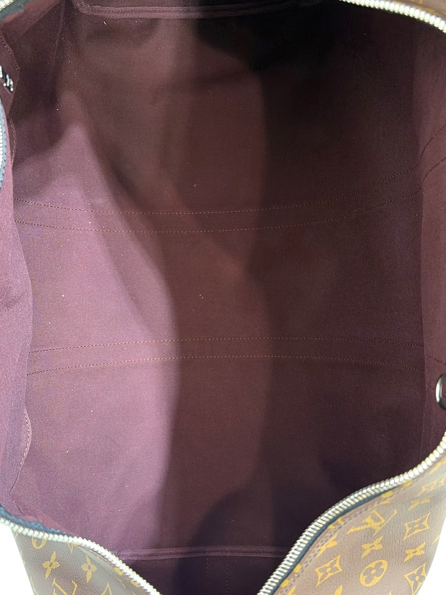 LV Monogram Macassar Keepall 55 Bandouliere