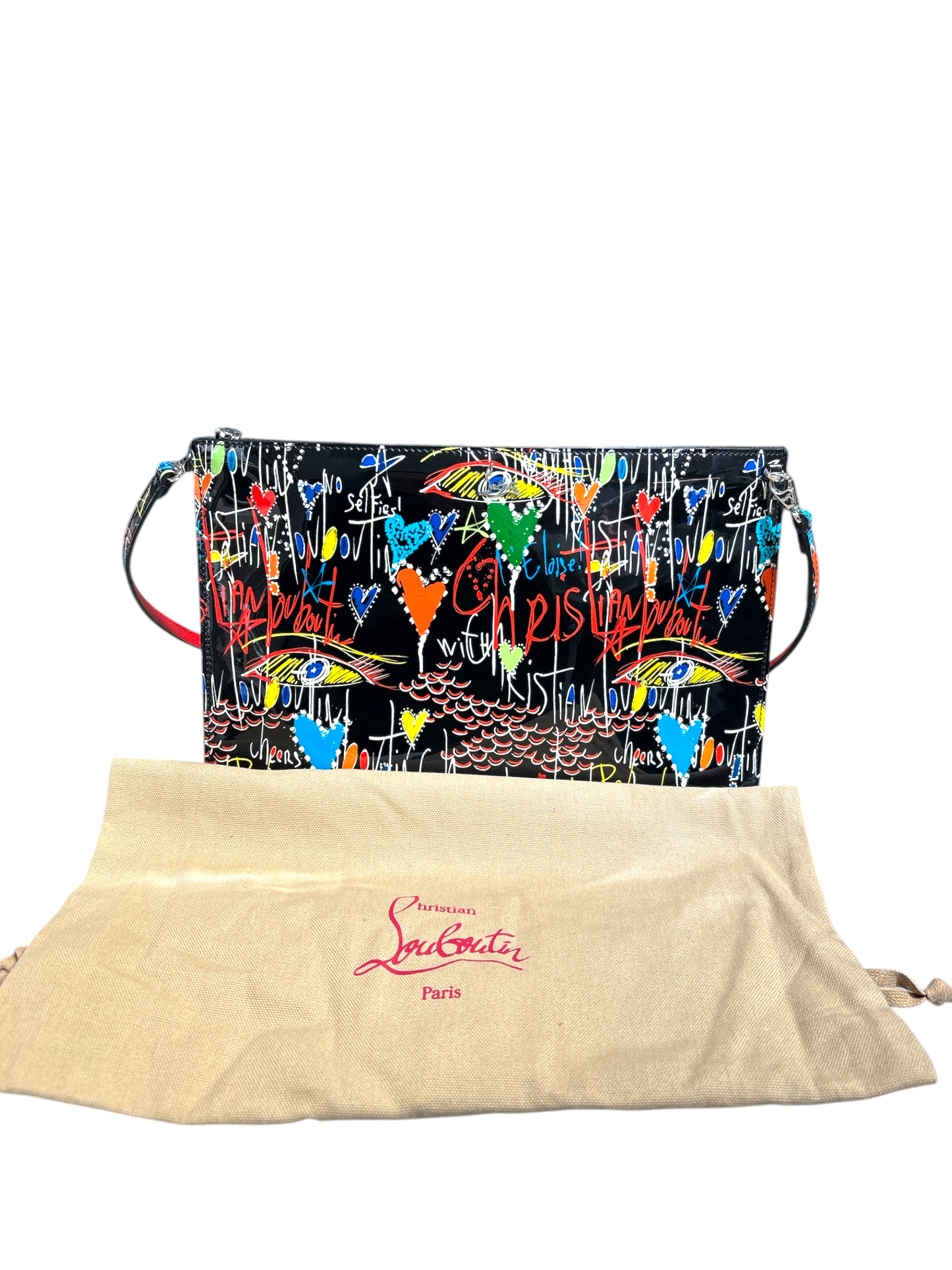 Loubiclutch Graffiti Clutch