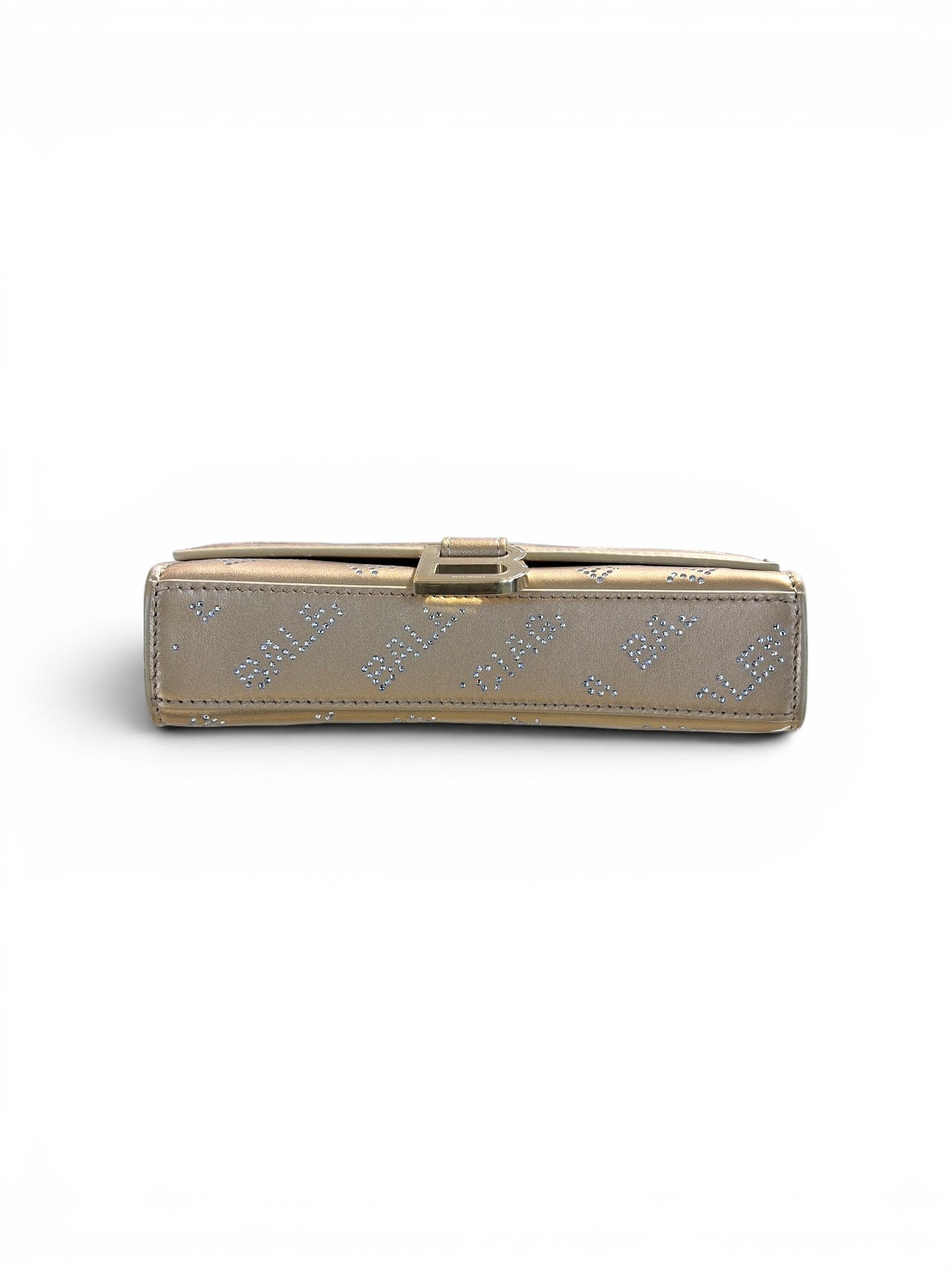 Crystal Allover Logo Soft Gold