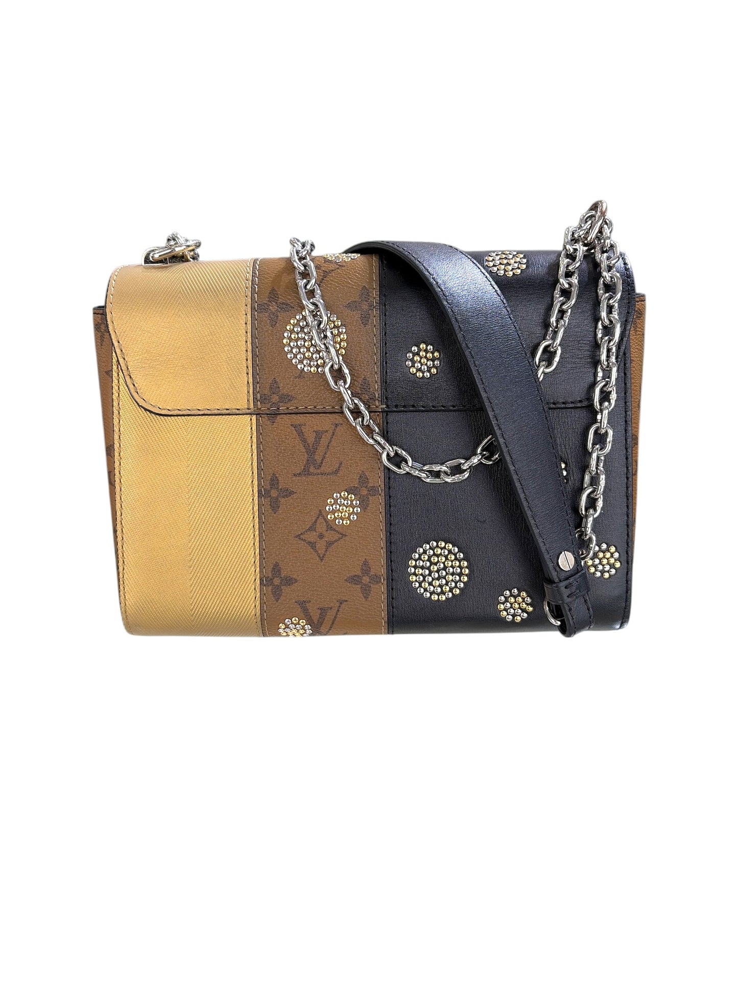 LV Twist Handbag Limited Edition Studded Reverse Monogram