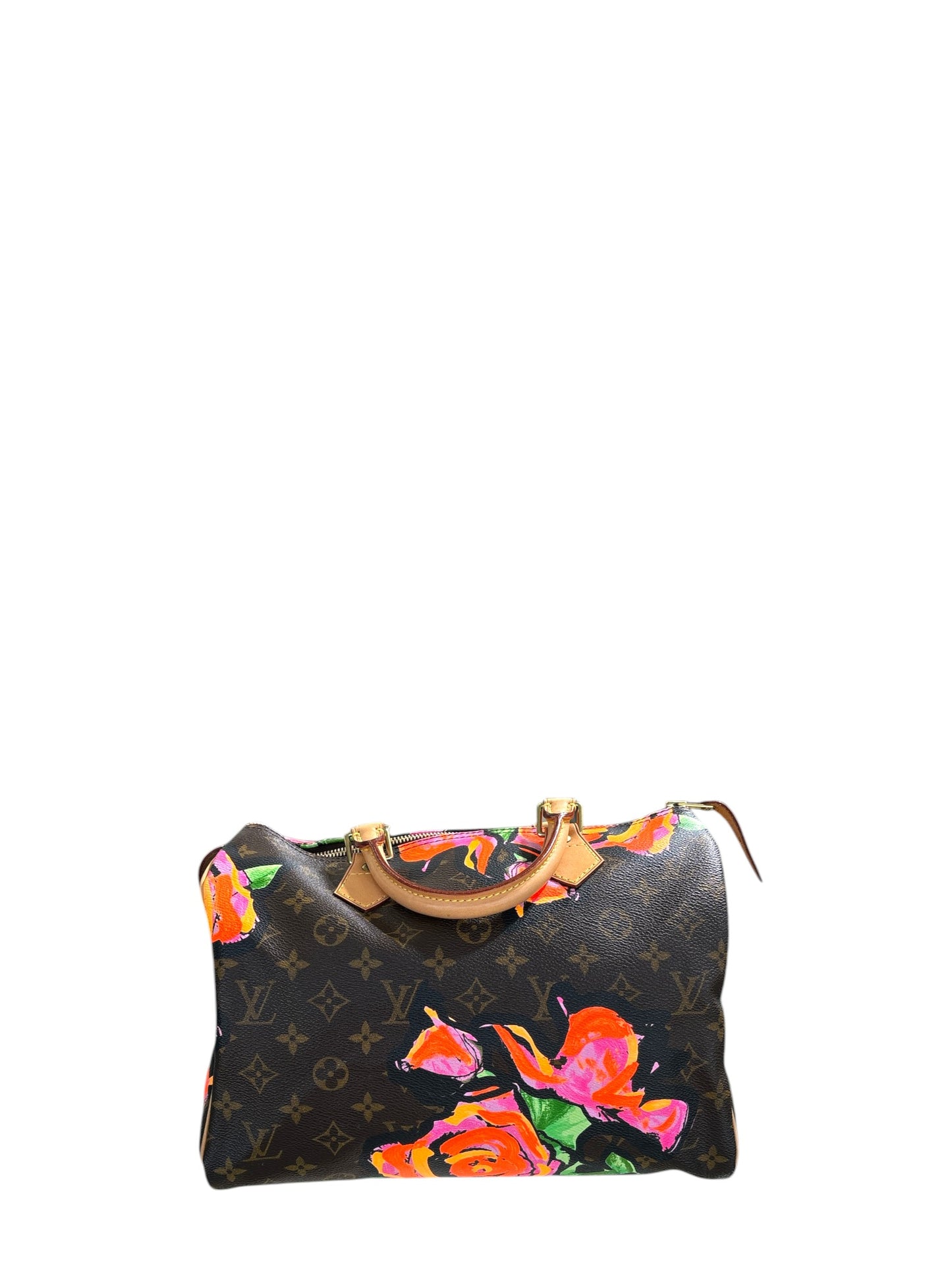 LV Monogram Roses Speedy 30