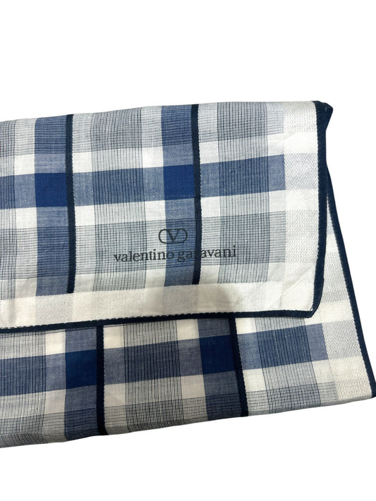 Blue Plaid Handkerchief