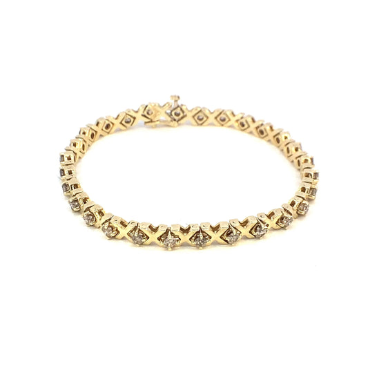 Gold Diamond Bracelet