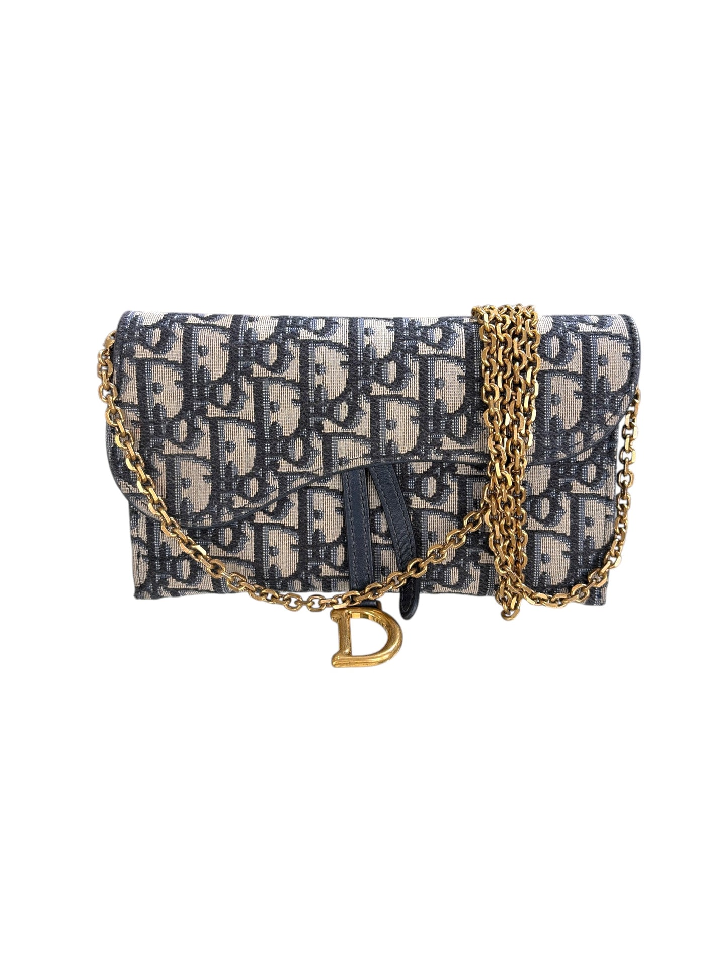 Small Saddle Pouch With Chain