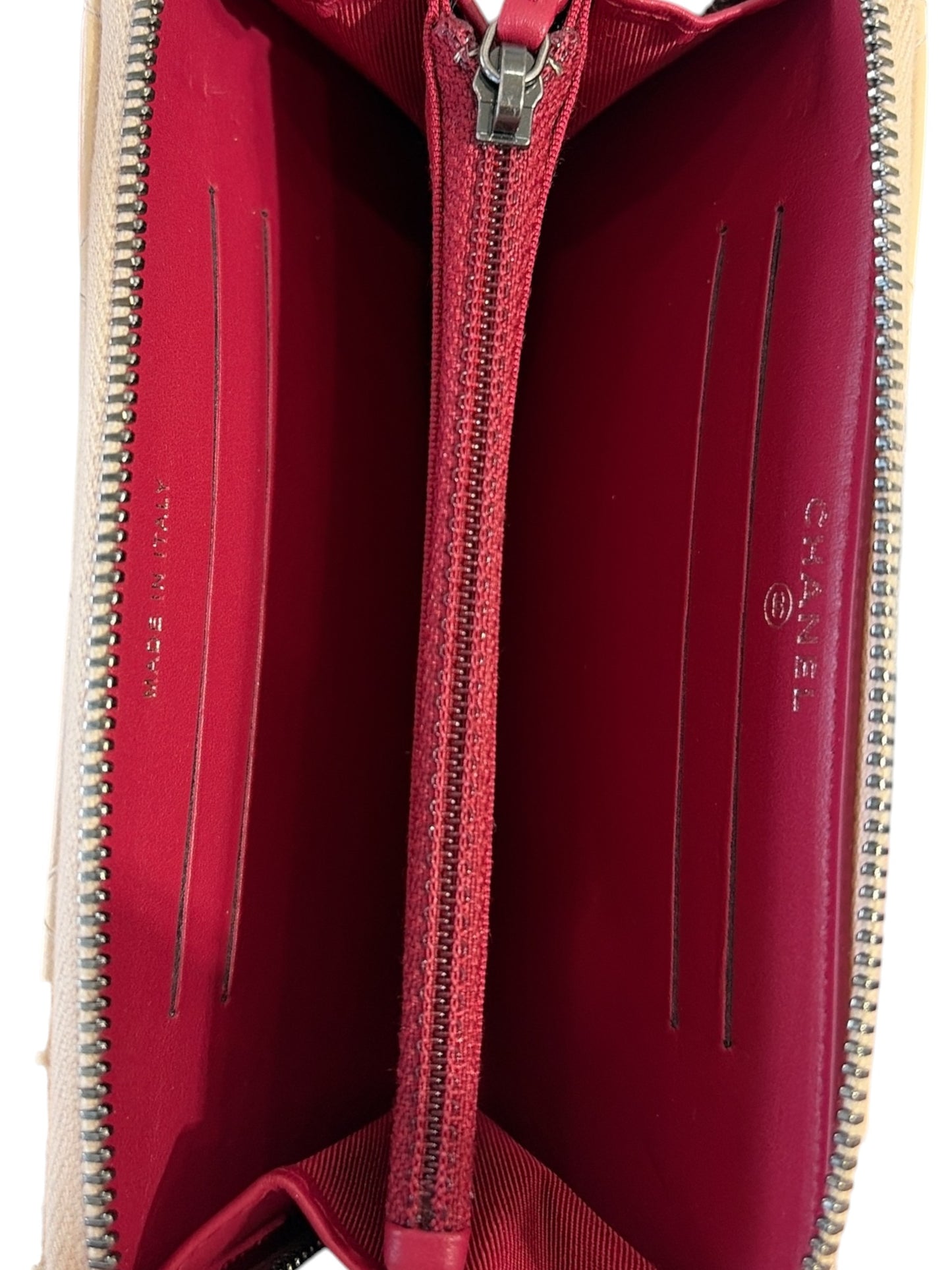 Gabrielle Calfskin Zip-Around Wallet