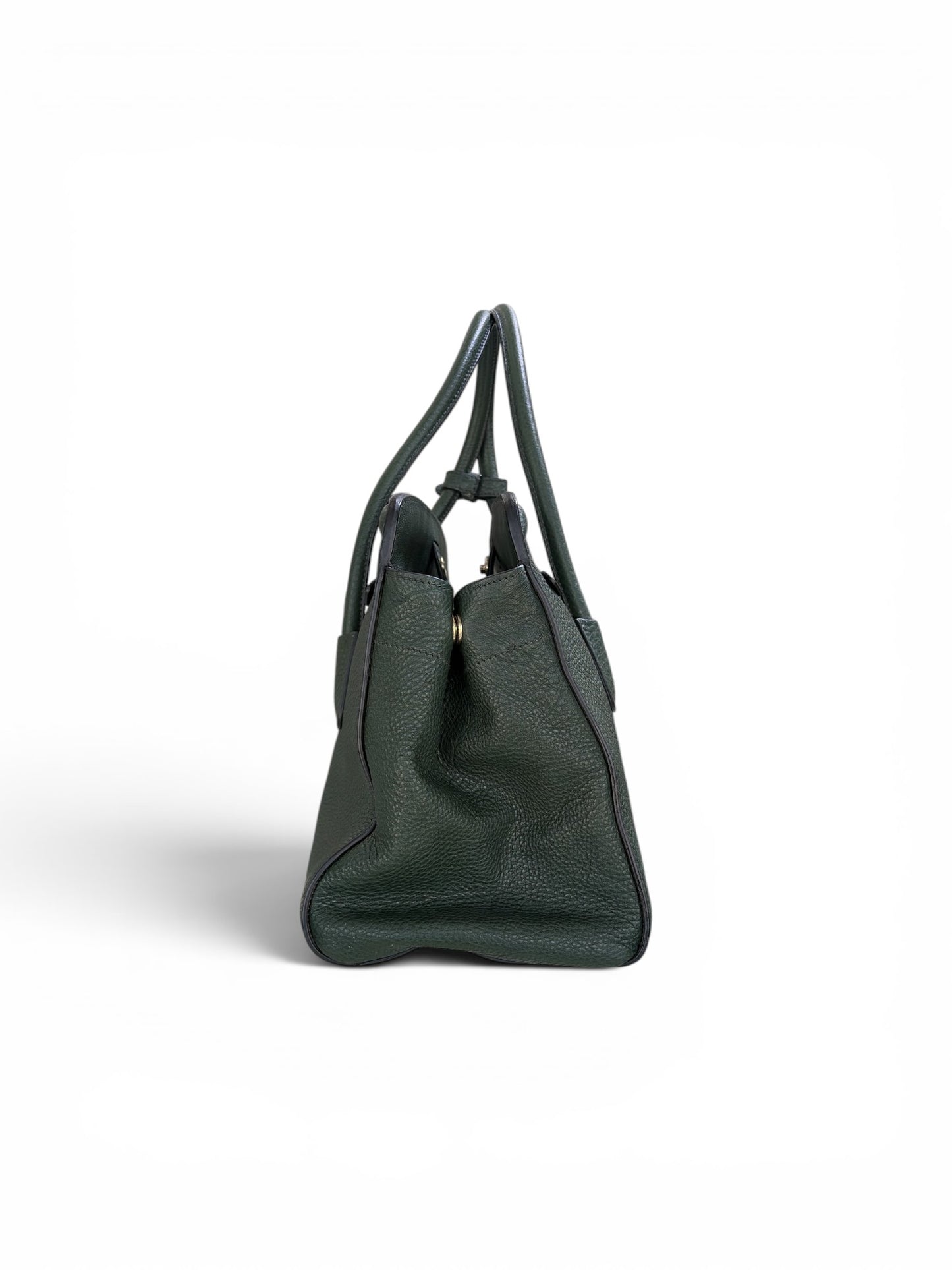 Green Top Handle Bag