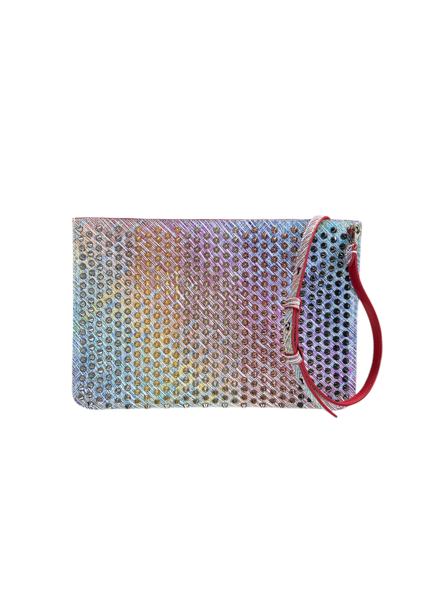 Metallic Spike Large Loubiclutch