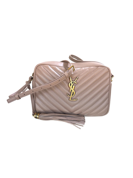 YSL Monogram Lou Camera Bag Dark Beige