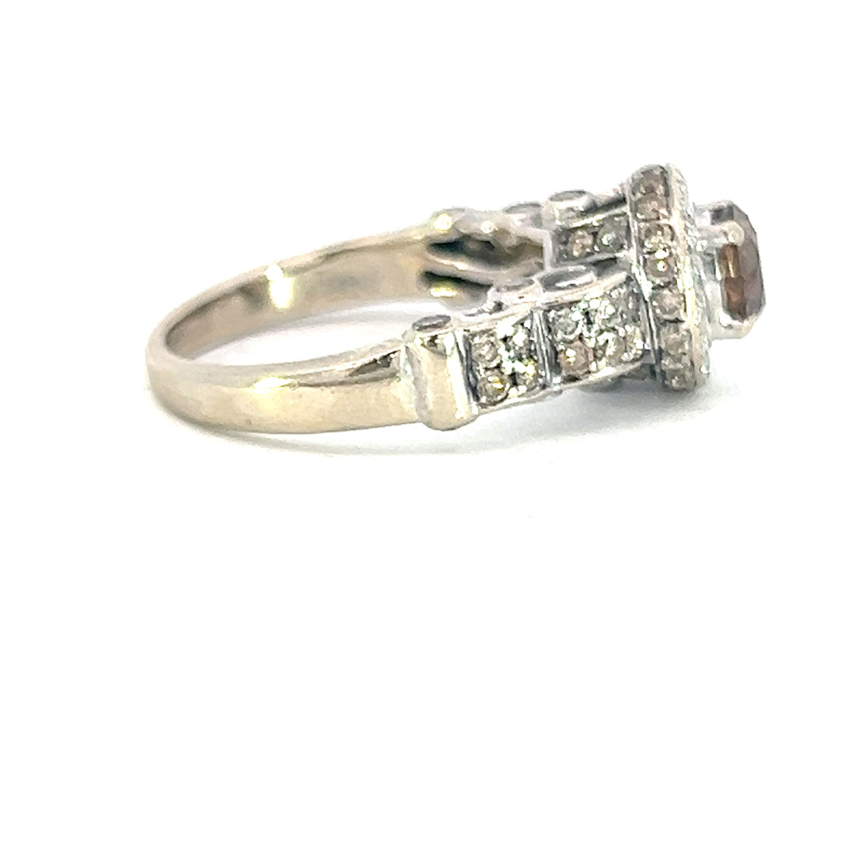 Diamond Halo Engagement Ring