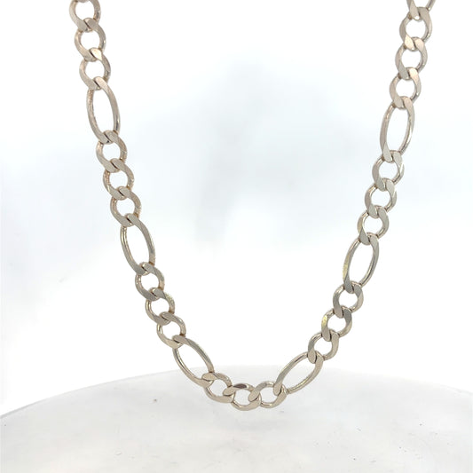 Silver Figaro Chain