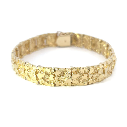 Gold Nugget Bracelet