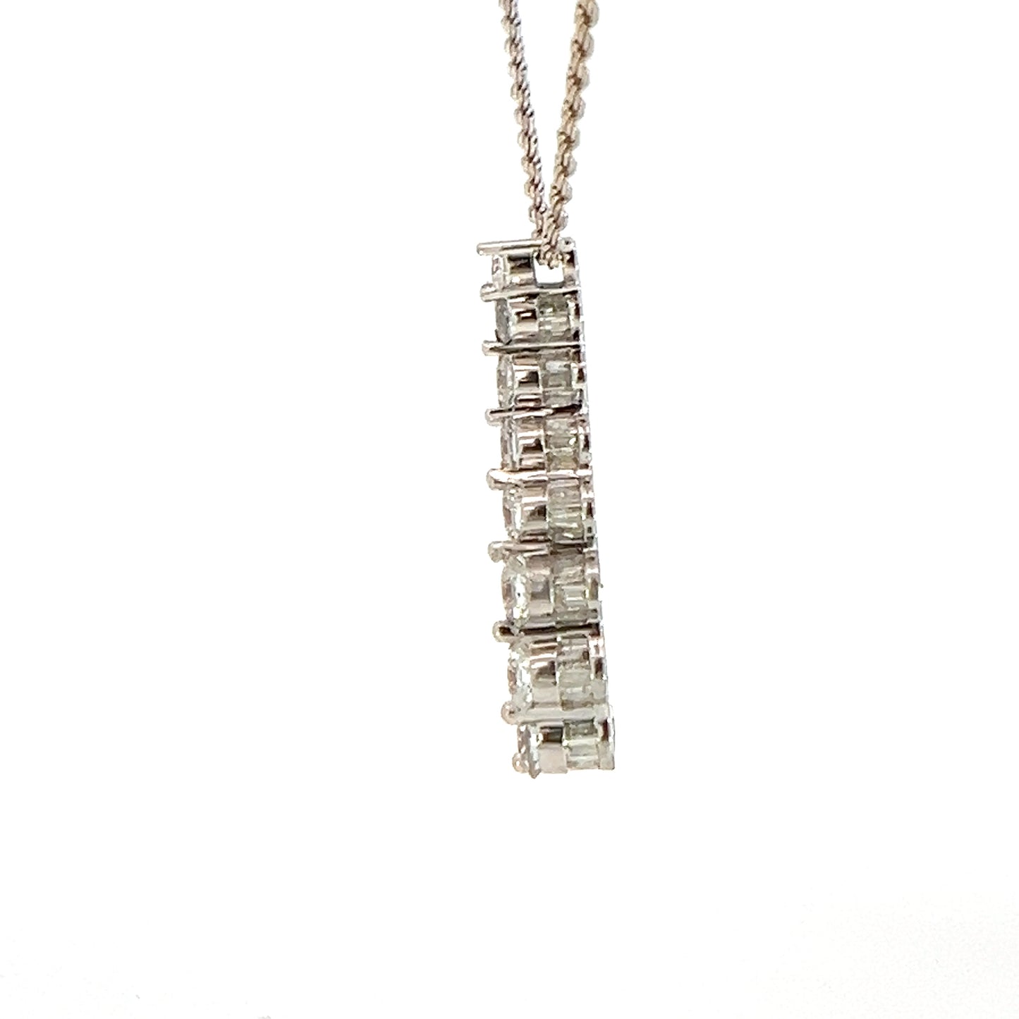 Diamond Journey Pendant Necklace