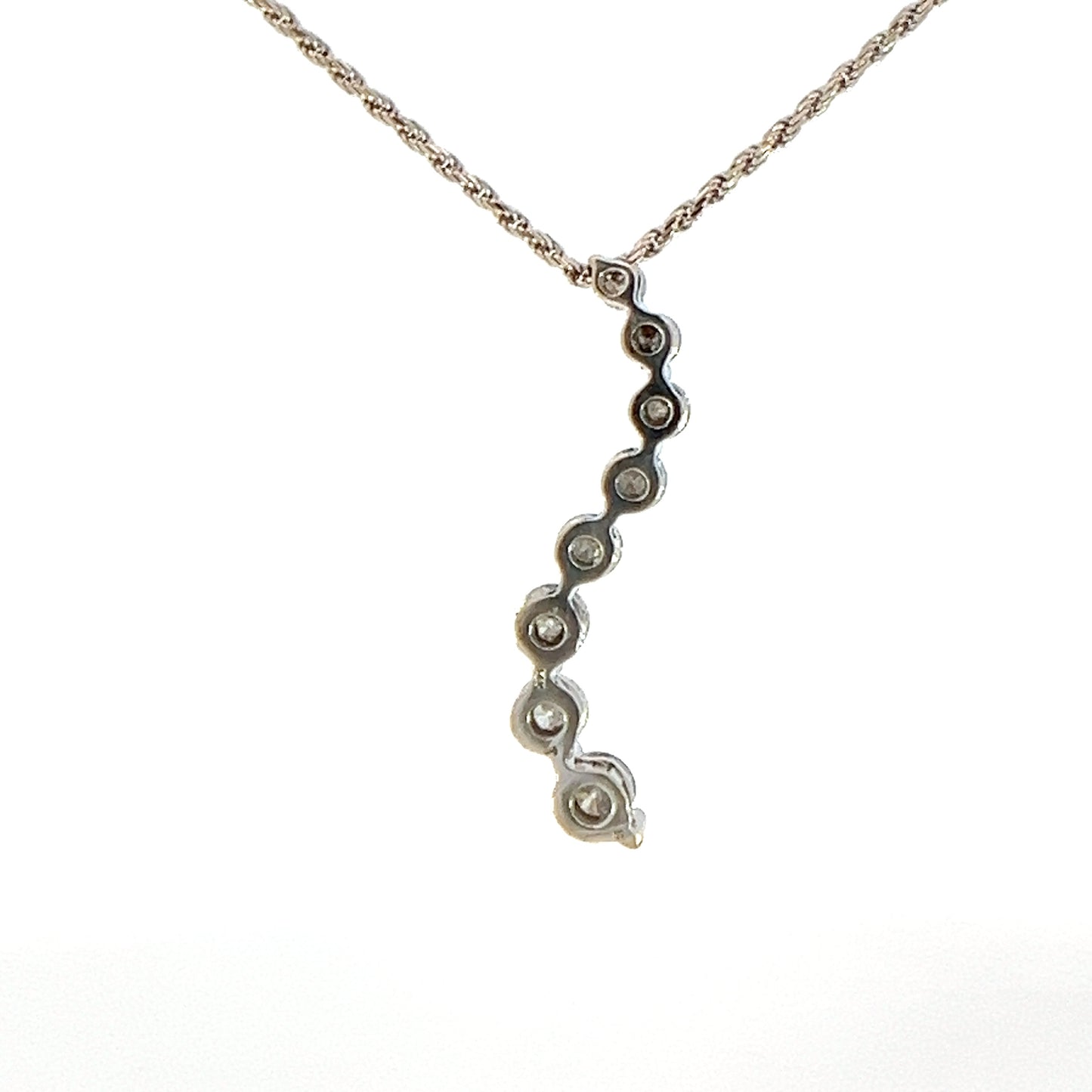 Diamond Journey Pendant Necklace