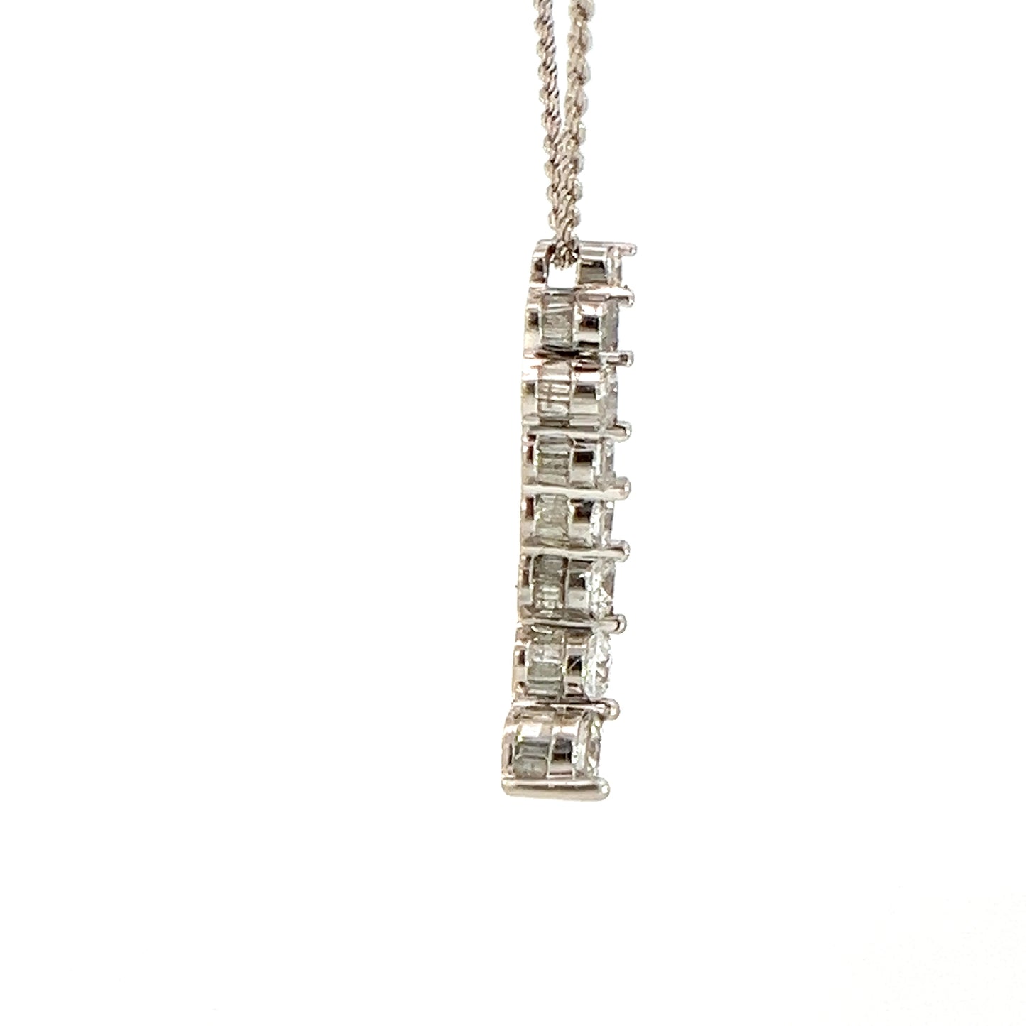 Diamond Journey Pendant Necklace