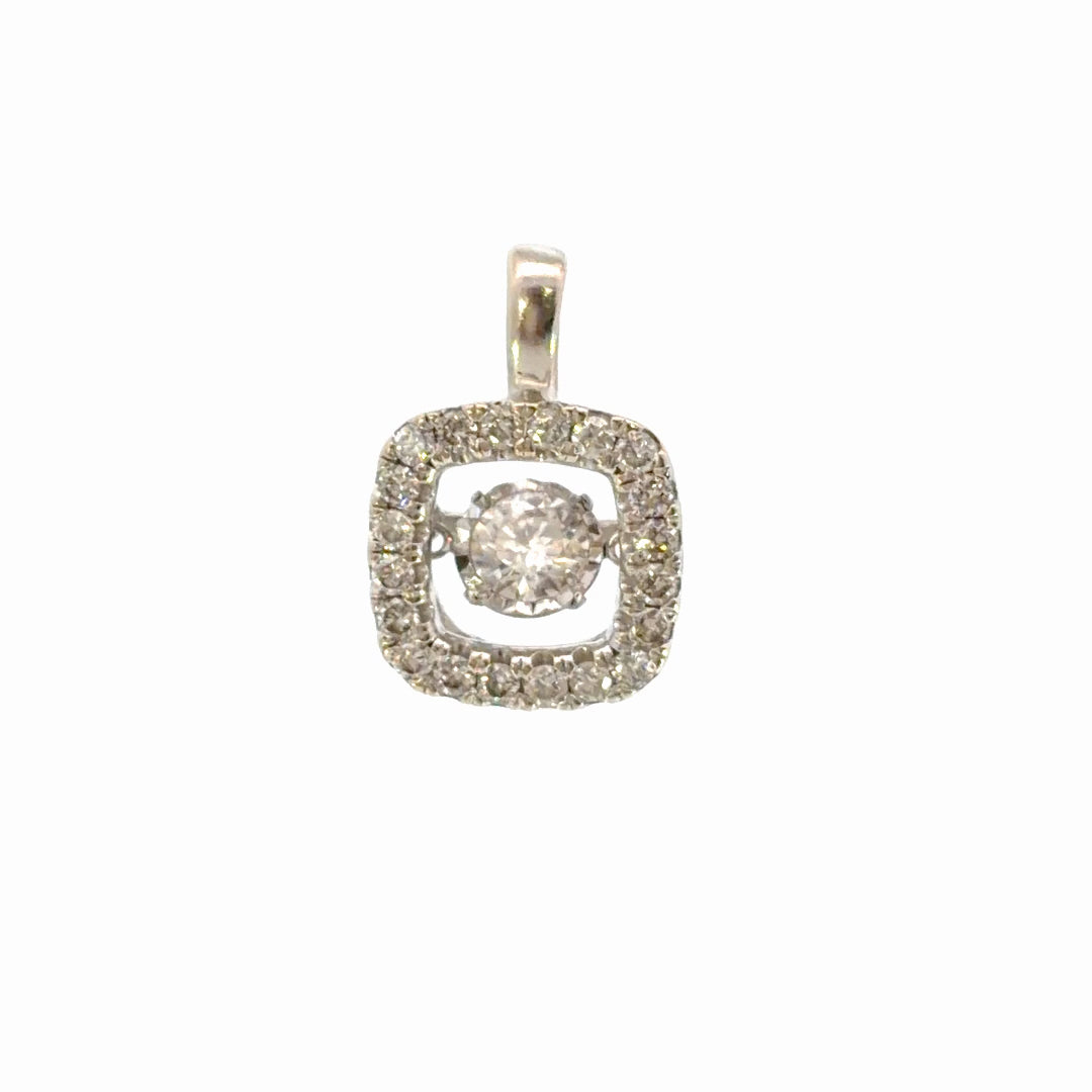 Floating Diamond Pendant