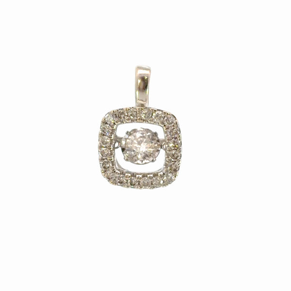Floating Diamond Pendant