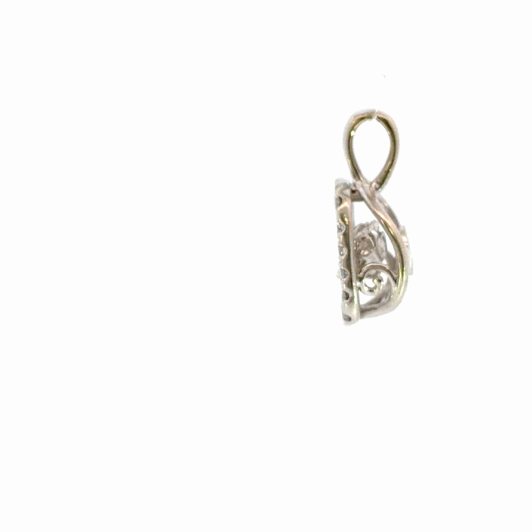 Floating Diamond Pendant