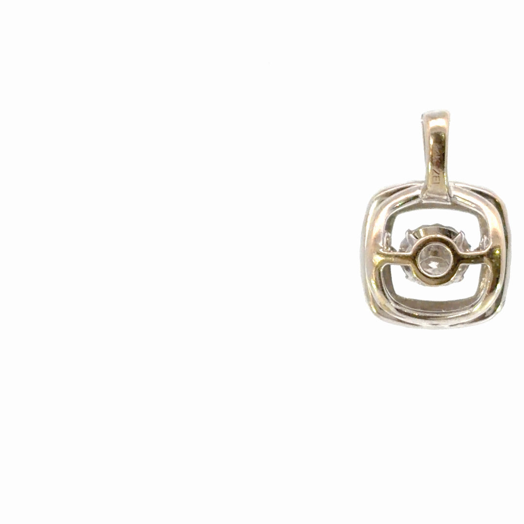 Floating Diamond Pendant