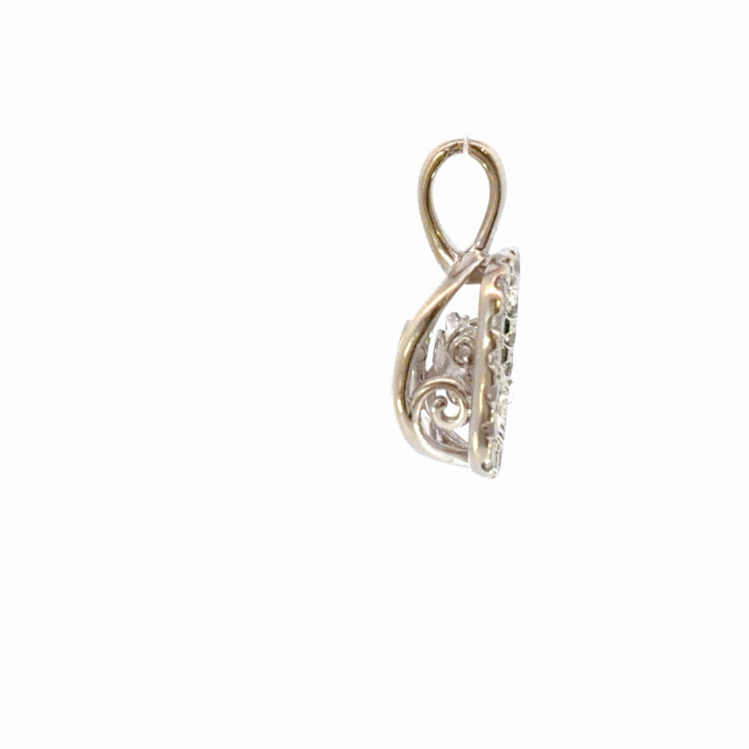 Floating Diamond Pendant