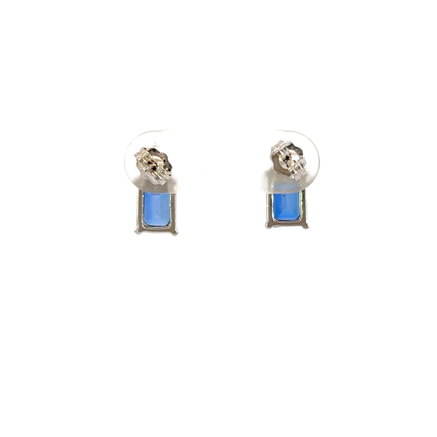 Lab Grown Sapphire Earrings