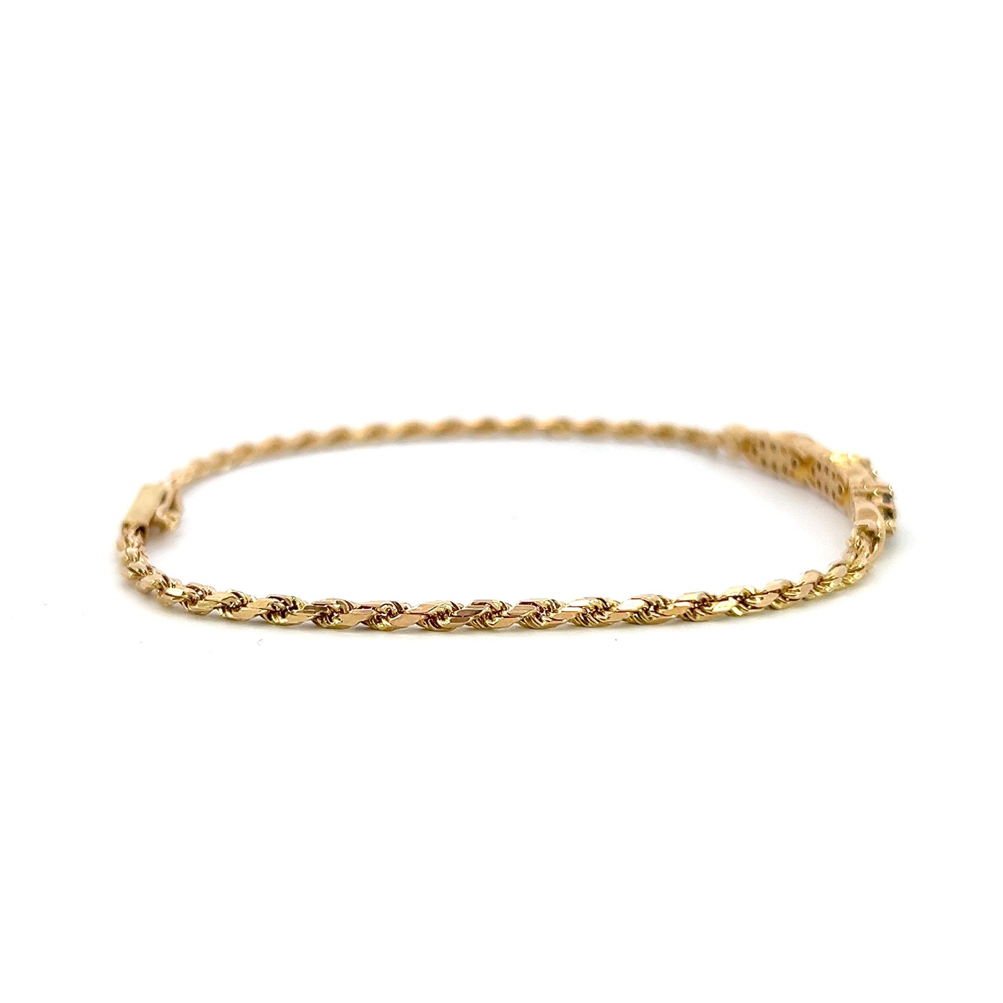 Sapphire and Diamond Gold Bracelet