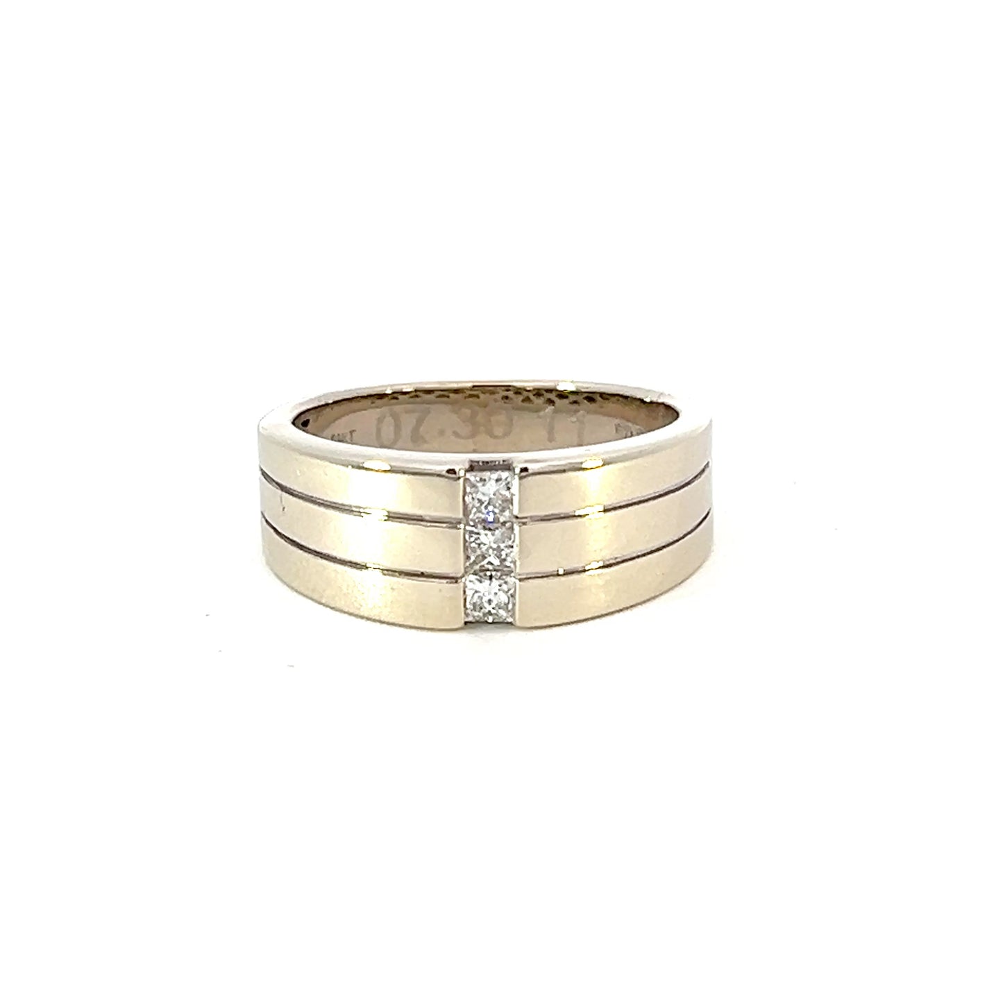 Men's Gold and Diamond Band