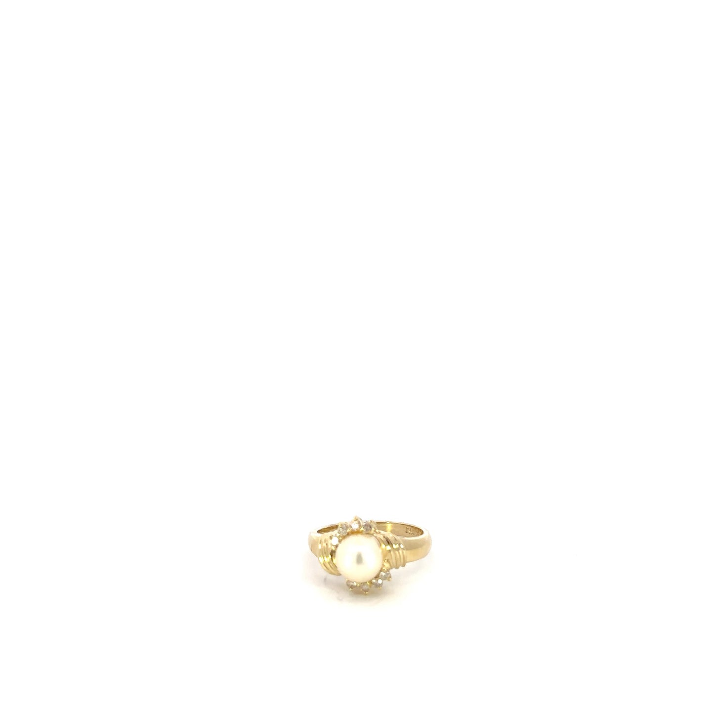 One Yellow Gold Ring