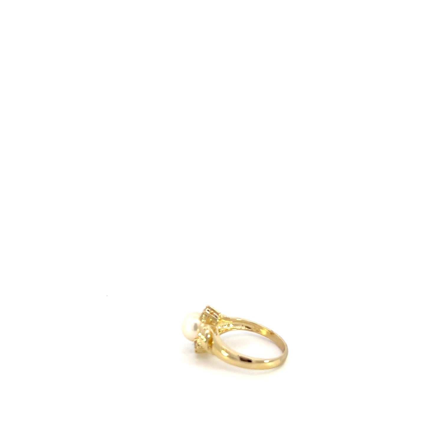 One Yellow Gold Ring