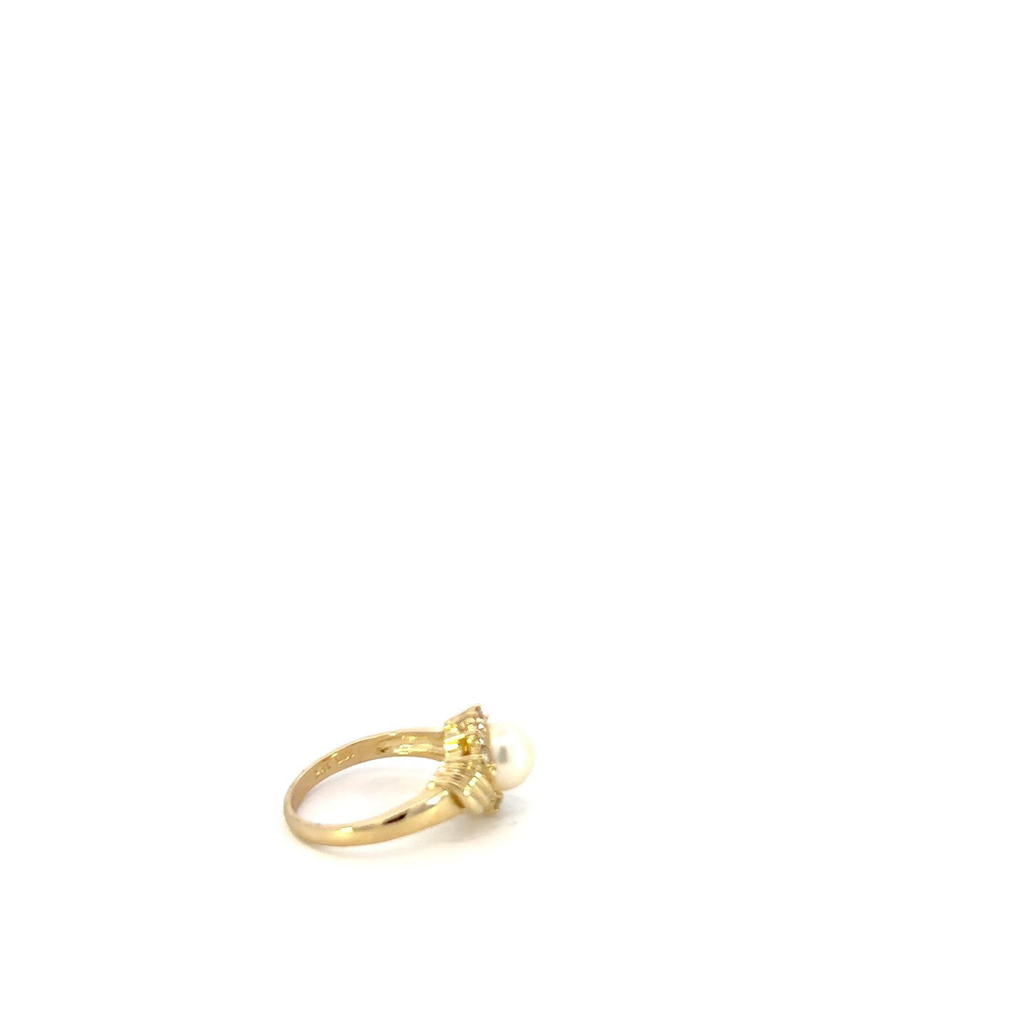 One Yellow Gold Ring