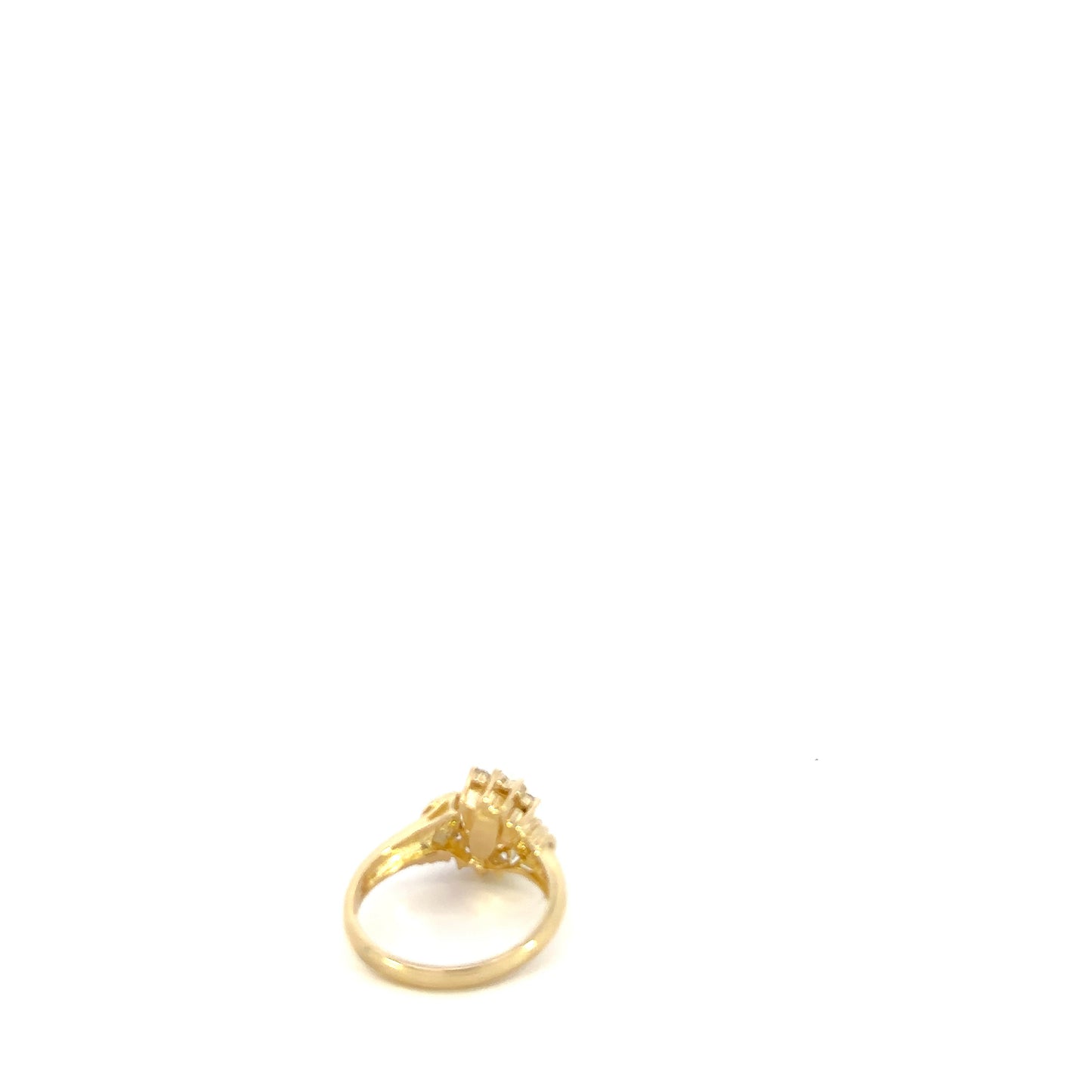 One Yellow Gold Ring