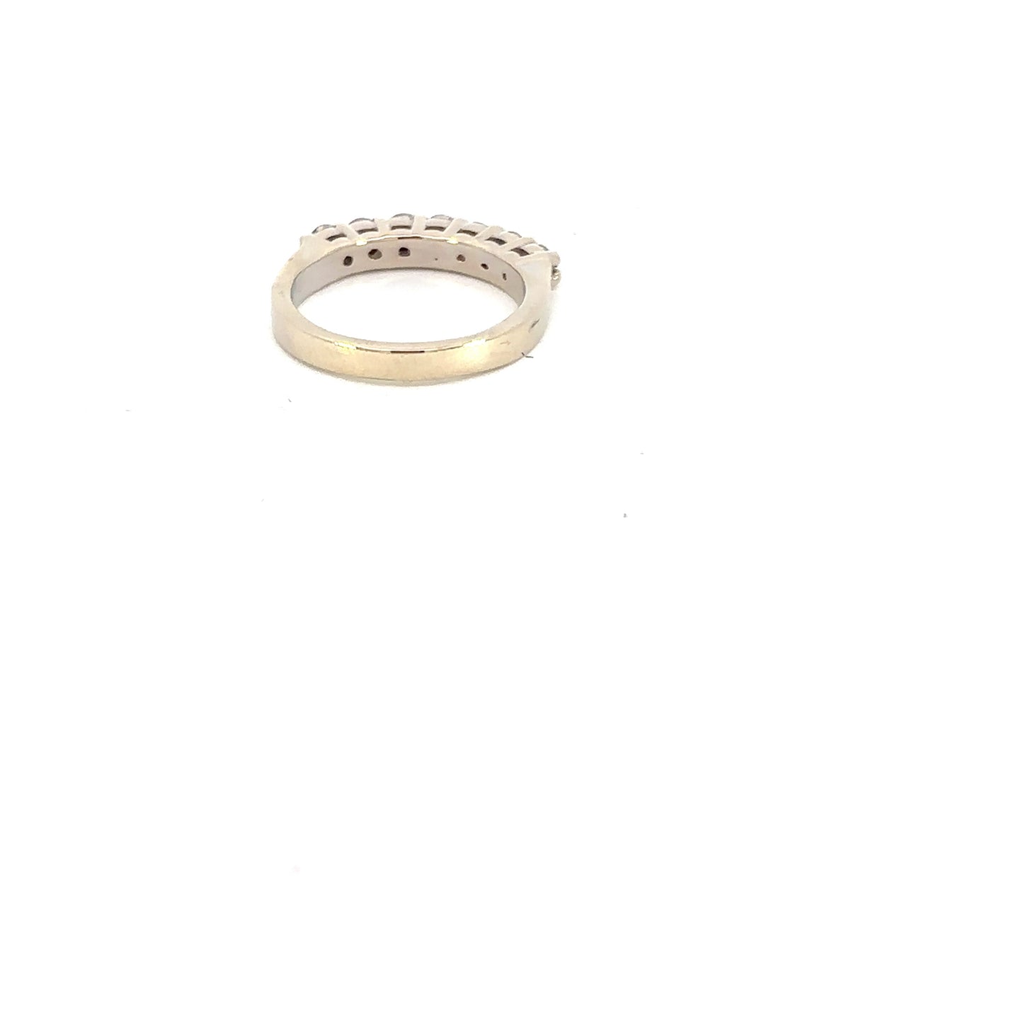 Solitaire White Gold Ring