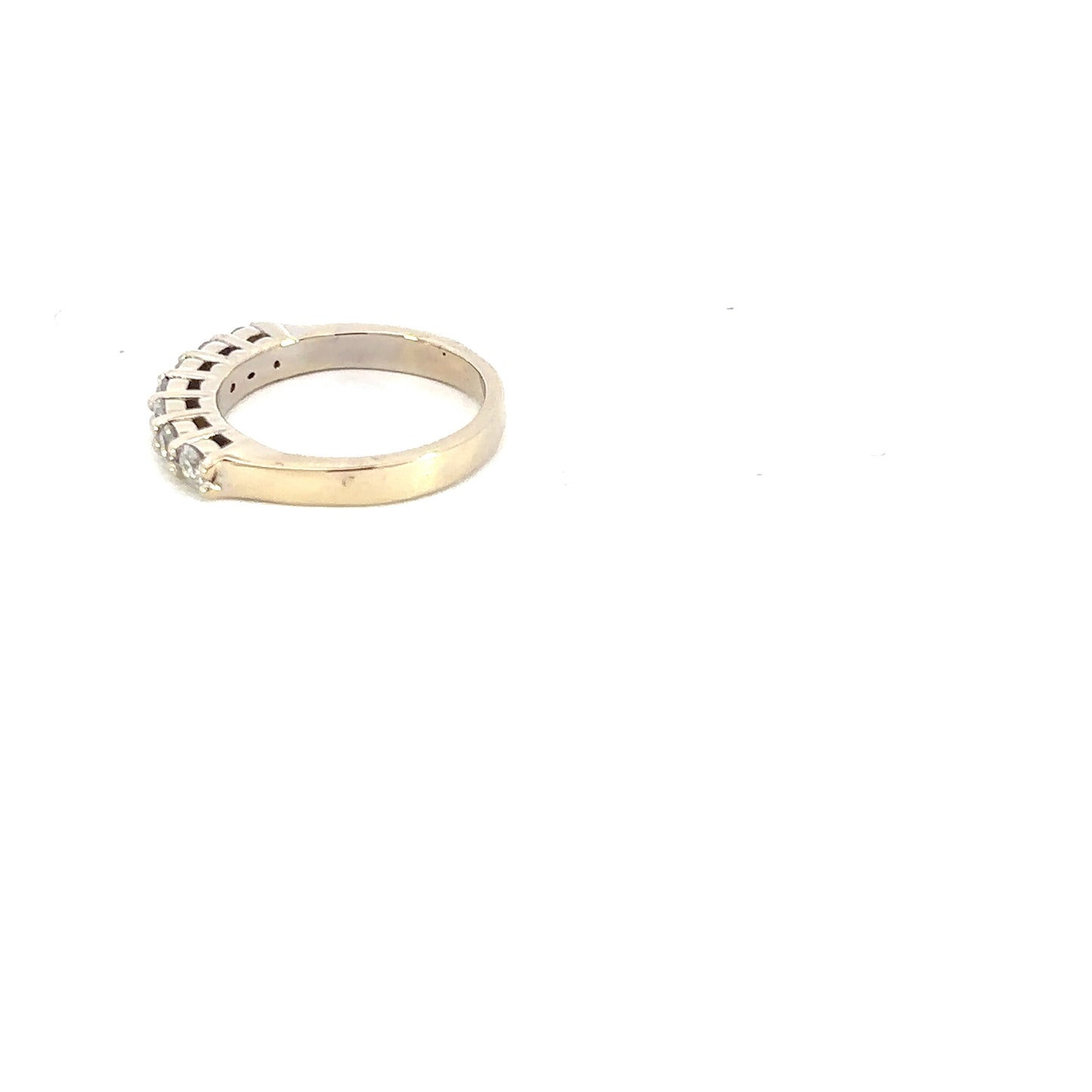 Solitaire White Gold Ring