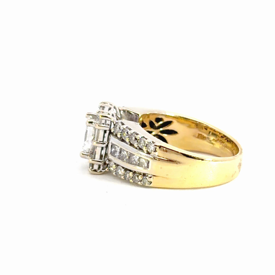 Princess Cut Statement Ring