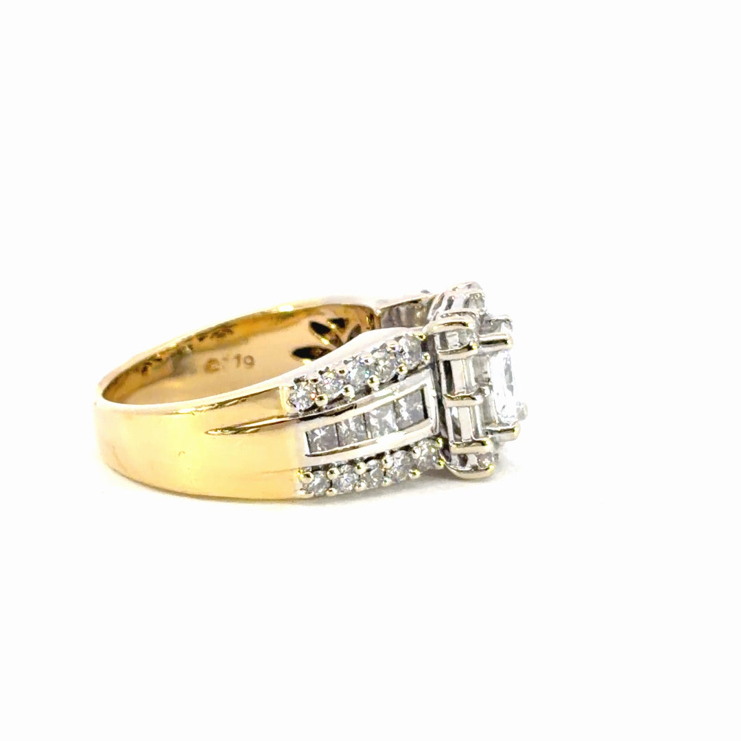 Princess Cut Statement Ring