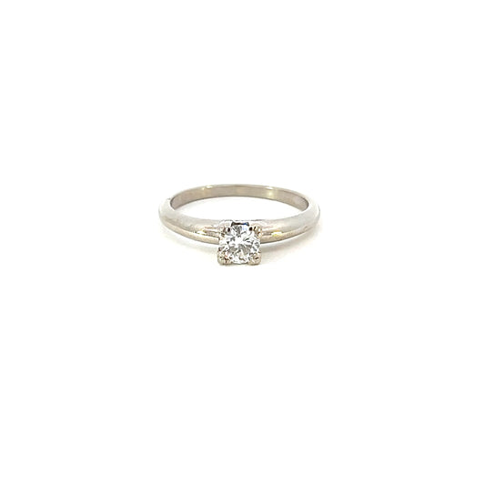 Gold Solitaire Diamond Ring