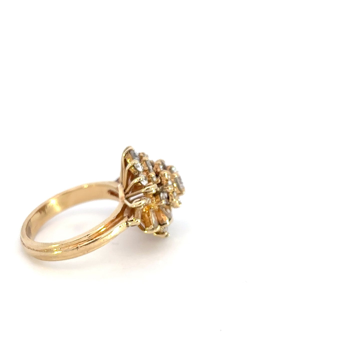 Baguette Cut Diamond Statement Ring