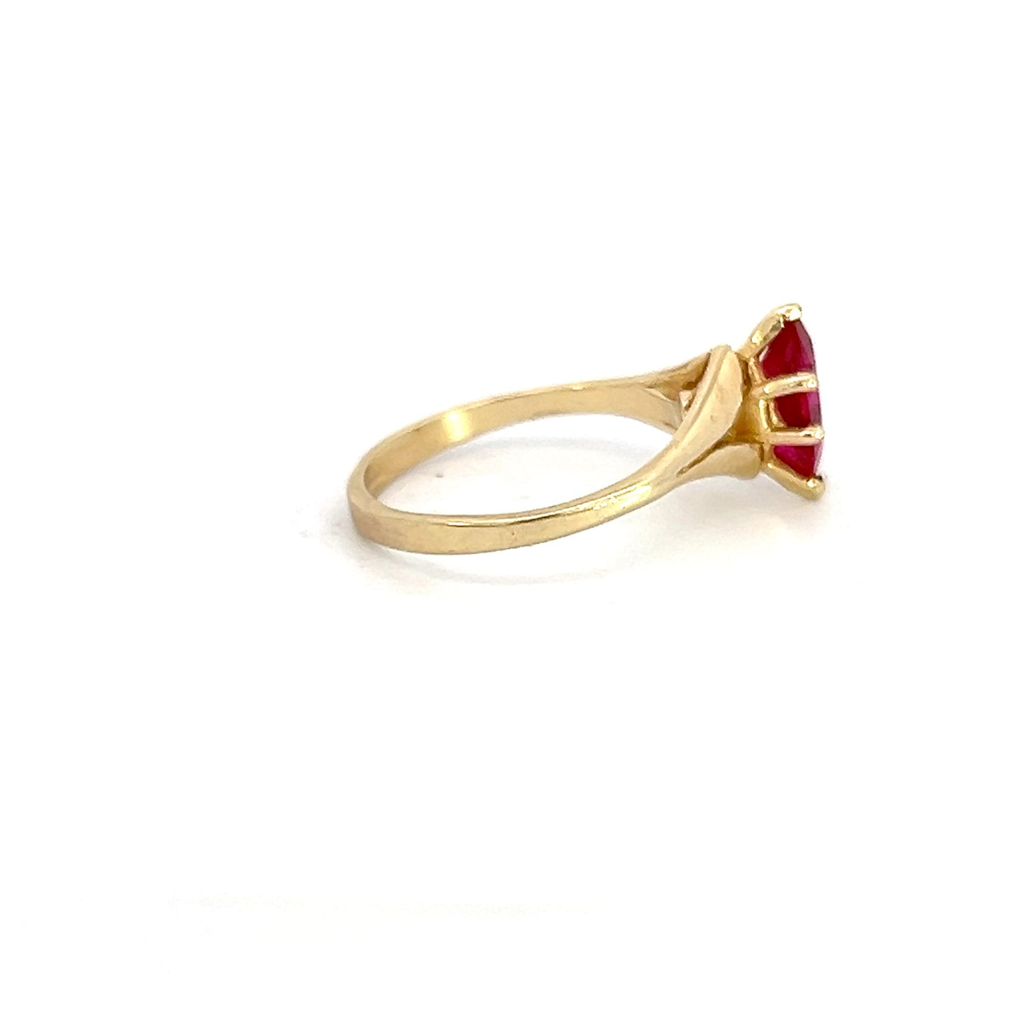 Lab Grown Ruby Ring