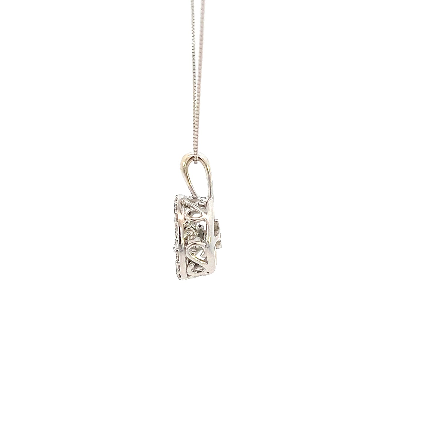 Floating Diamond Necklace