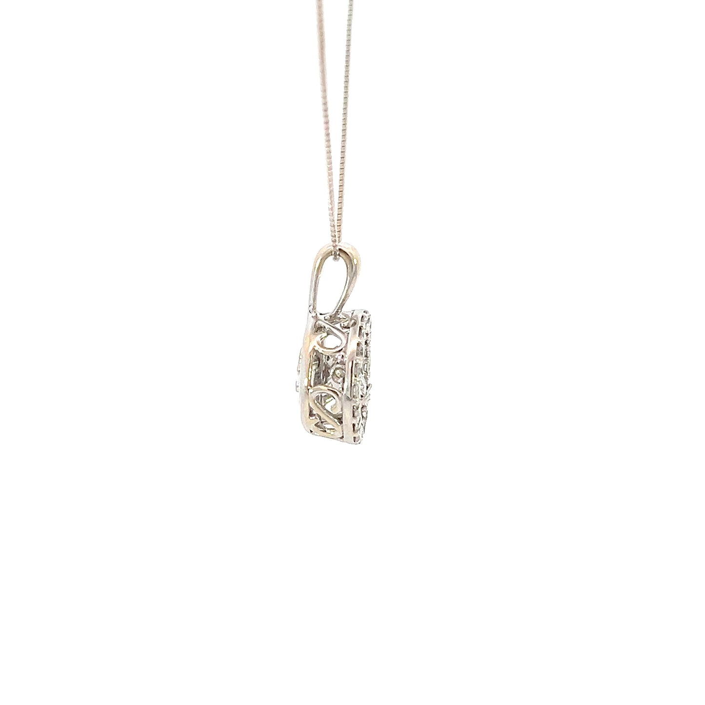 Floating Diamond Necklace