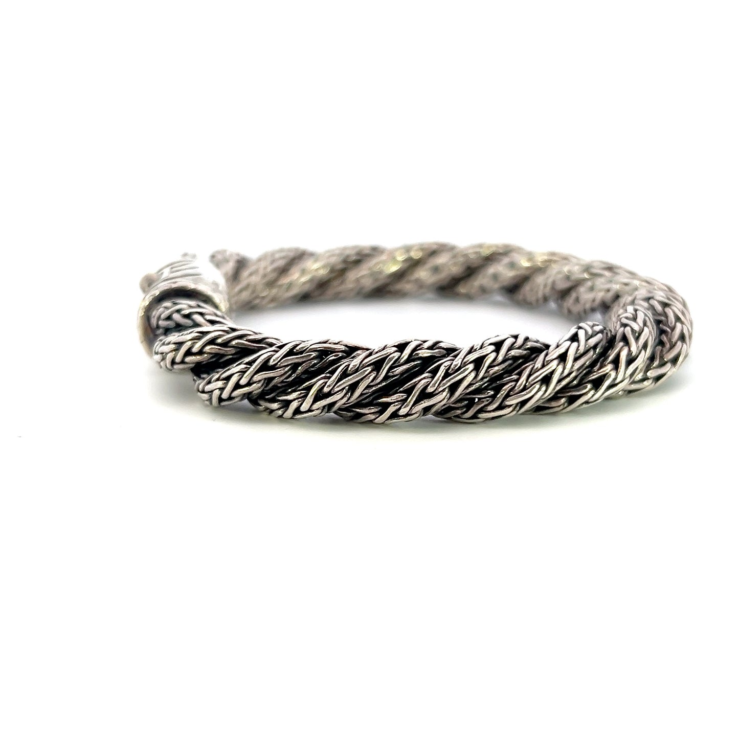 John Hardy Brand Silver Rope Bracelet