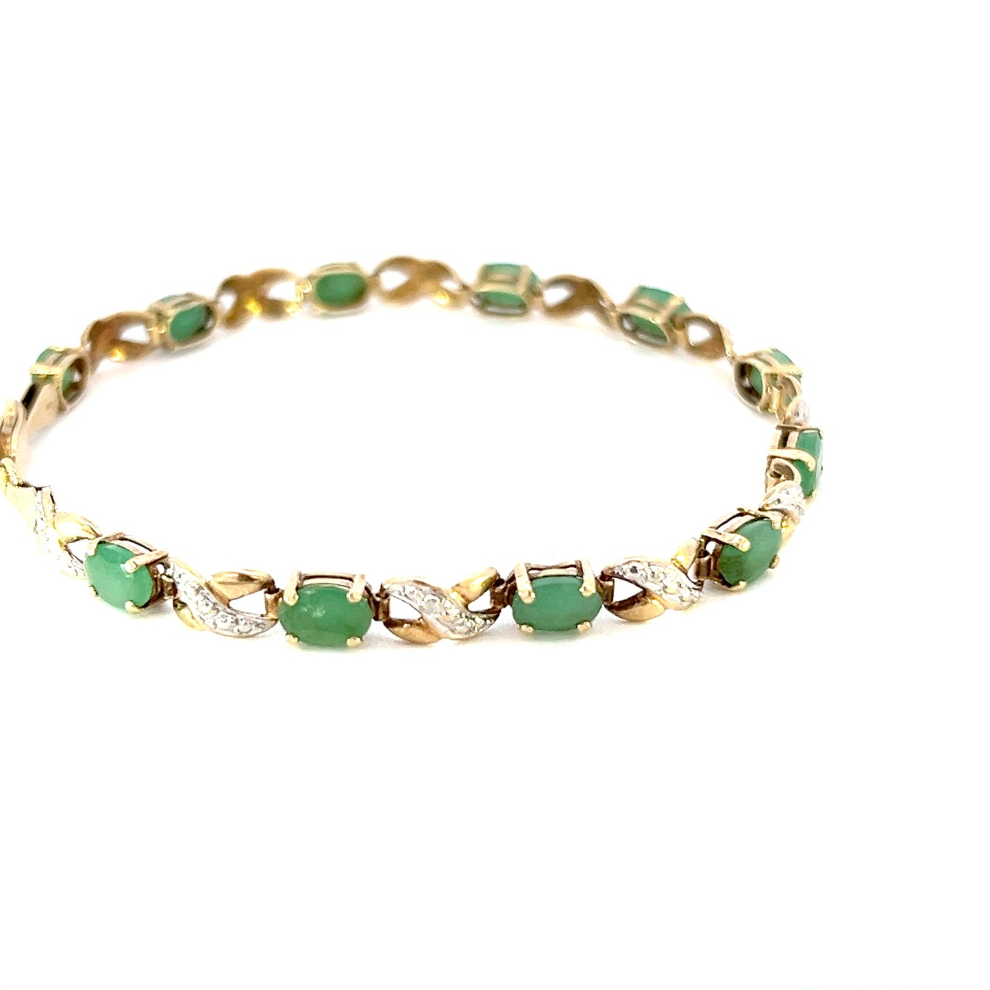 Gold Emerald Bracelet