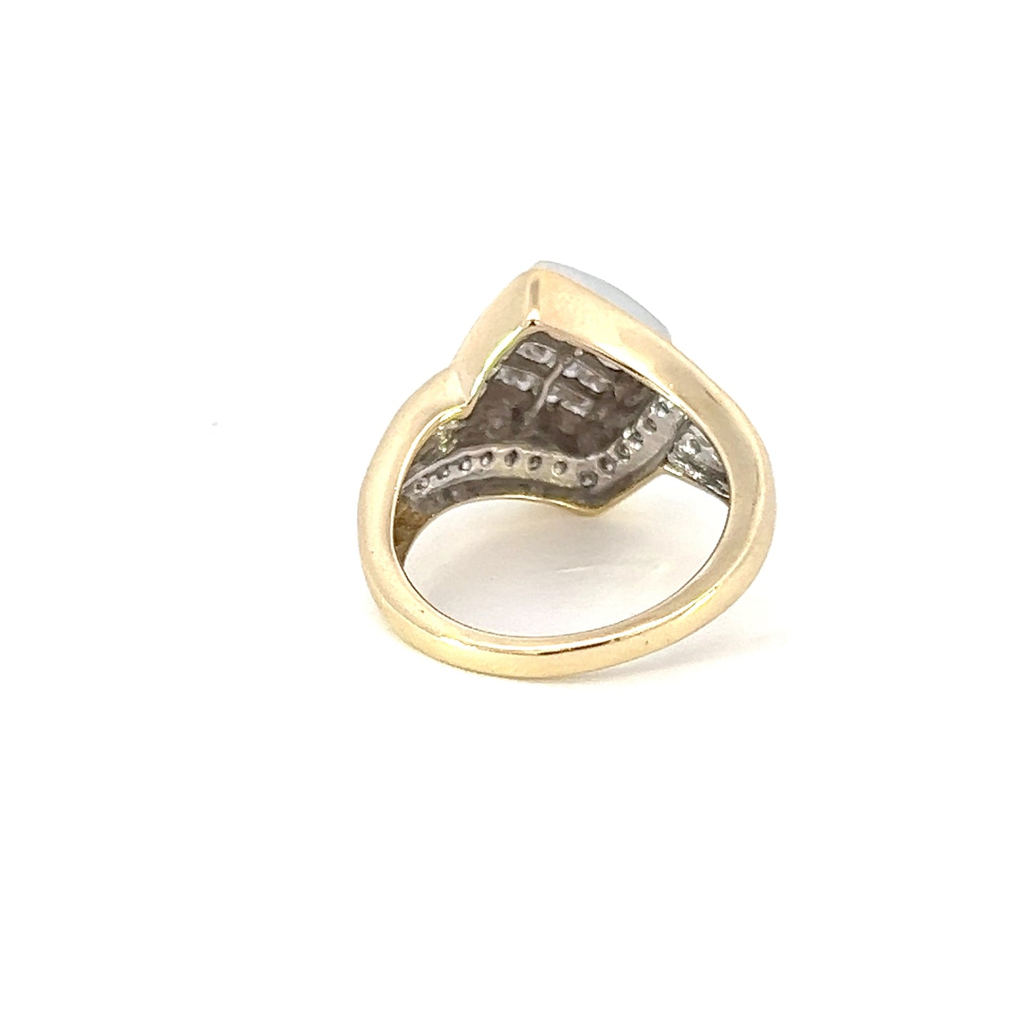 Gold and Diamond Fashion Ring