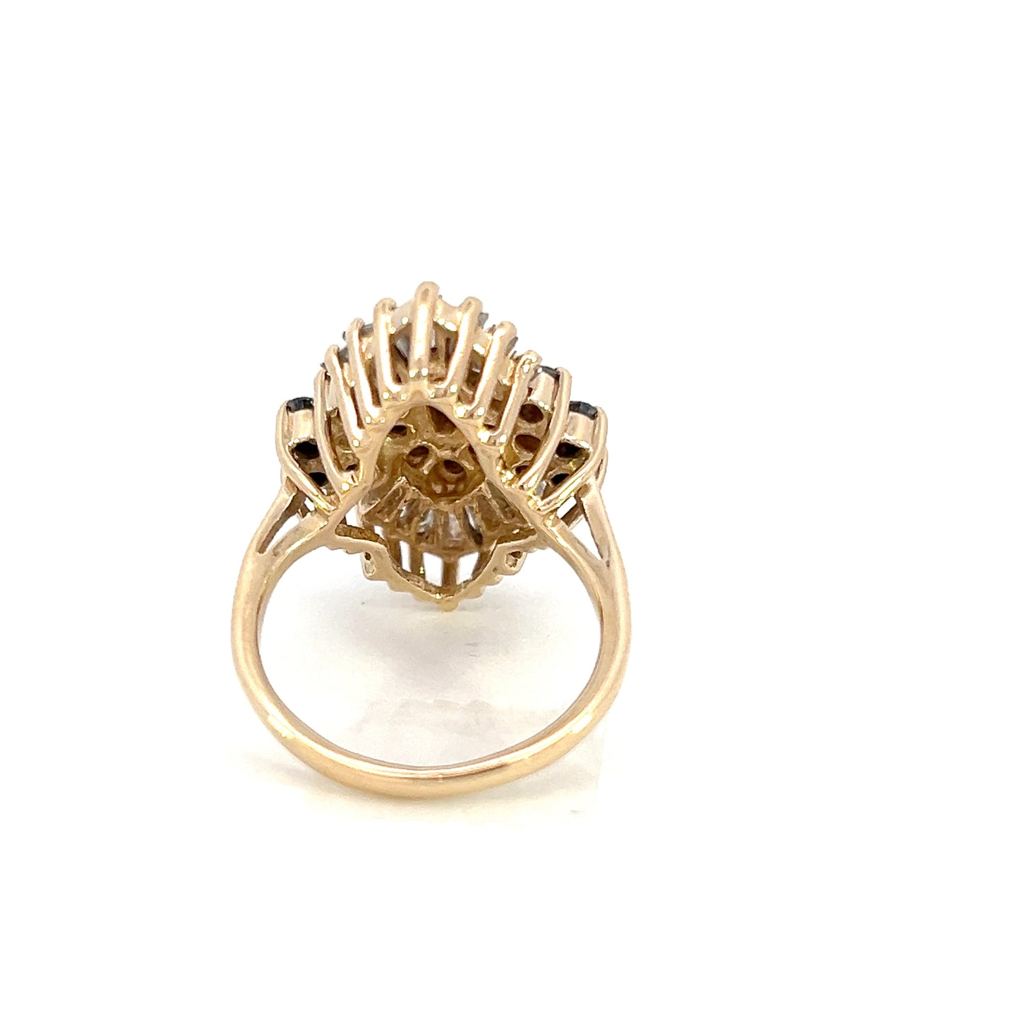 Gold Diamond Statement Ring