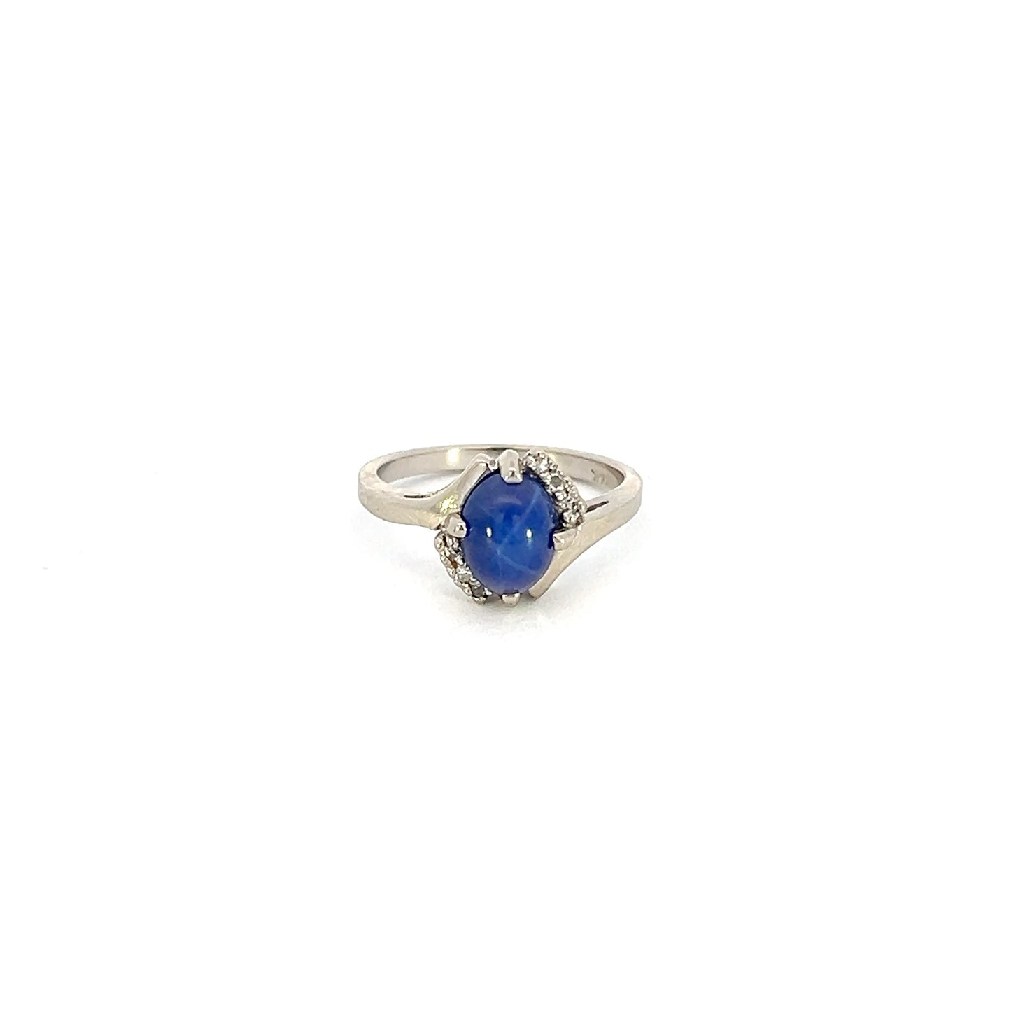 Lab Star Sapphire Ring